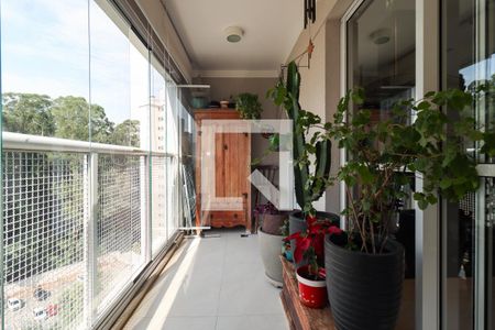 Varanda da Sala de apartamento à venda com 2 quartos, 86m² em Vila Andrade, São Paulo