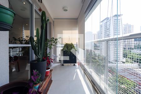 Varanda da Sala de apartamento à venda com 2 quartos, 86m² em Vila Andrade, São Paulo
