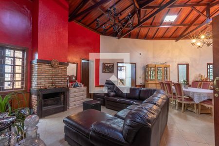 Sala de casa de condomínio à venda com 4 quartos, 595m² em Jardim Petropolis, Nova Lima