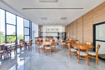 Área comum - Salão de festas de apartamento para alugar com 1 quarto, 79m² em Parque Residencial Aquarius, São José dos Campos