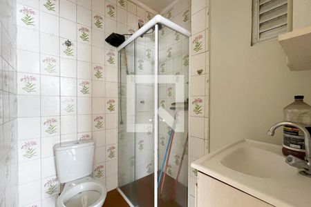 Banheiro Social de apartamento para alugar com 1 quarto, 30m² em Vila Jerusalem, São Bernardo do Campo