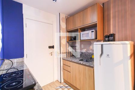Cozinha de kitnet/studio à venda com 1 quarto, 19m² em Brás, São Paulo
