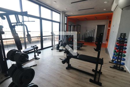 Área comum - Academia de apartamento à venda com 1 quarto, 45m² em Azenha, Porto Alegre