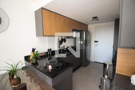 Cozinha de apartamento à venda com 1 quarto, 45m² em Azenha, Porto Alegre