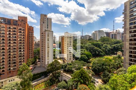 Vista da Varanda de apartamento à venda com 3 quartos, 151m² em Jardins, São Paulo