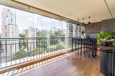 Varanda gourmet de apartamento à venda com 3 quartos, 151m² em Jardins, São Paulo