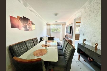 Sala de apartamento para alugar com 2 quartos, 60m² em Guarani, Belo Horizonte