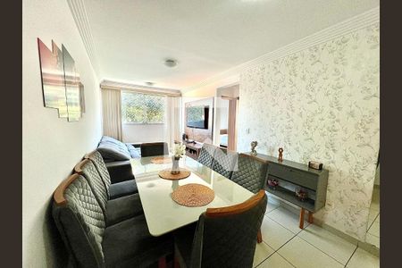 Sala de apartamento para alugar com 2 quartos, 60m² em Guarani, Belo Horizonte