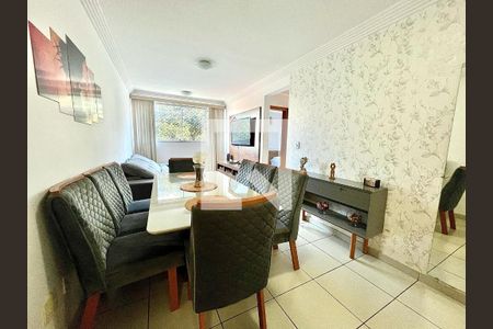 Sala de apartamento para alugar com 2 quartos, 60m² em Guarani, Belo Horizonte