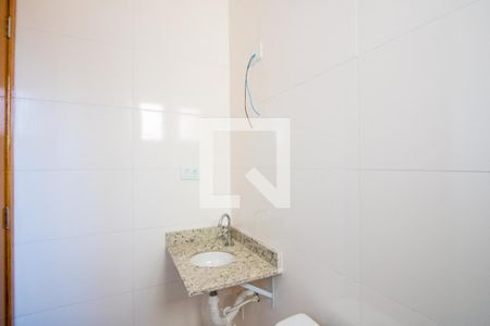 Banheiro social de apartamento para alugar com 2 quartos, 84m² em Vila Helena, Santo André