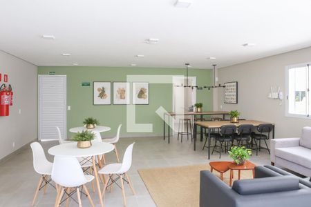Área comum - Salão de festas de apartamento para alugar com 1 quarto, 27m² em Parque Industrial Tomas Edson, São Paulo