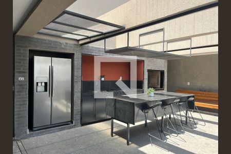 Área comum - Churrasqueira de kitnet/studio à venda com 1 quarto, 23m² em Barra Funda, São Paulo