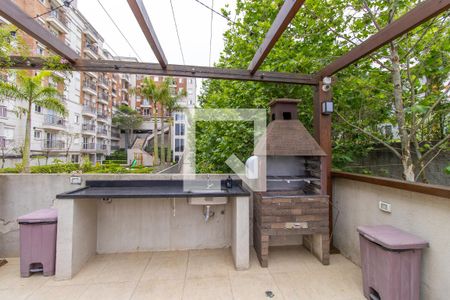 Área comum - Churrasqueira de apartamento para alugar com 1 quarto, 38m² em Granja Viana, Cotia
