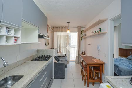 Sala/Cozinha de apartamento para alugar com 1 quarto, 31m² em Socorro, São Paulo