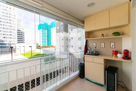 Varanda da Sala de apartamento à venda com 2 quartos, 55m² em Jardim Ibitirama, São Paulo