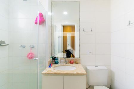Banheiro da Suíte de apartamento à venda com 2 quartos, 55m² em Jardim Ibitirama, São Paulo