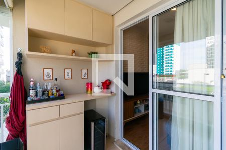 Varanda da Sala de apartamento à venda com 2 quartos, 55m² em Jardim Ibitirama, São Paulo