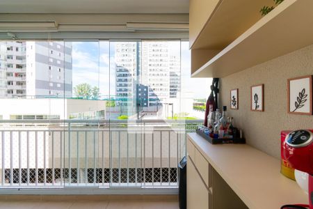 Varanda da Sala de apartamento à venda com 2 quartos, 55m² em Jardim Ibitirama, São Paulo