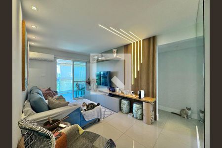 Sala de apartamento para alugar com 3 quartos, 89m² em Recreio dos Bandeirantes, Rio de Janeiro
