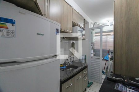 Cozinha de kitnet/studio para alugar com 1 quarto, 45m² em Jardim Ibitirama, São Paulo