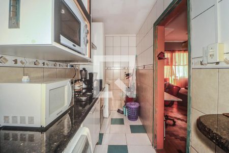 Cozinha e Área de Serviço de kitnet/studio para alugar com 1 quarto, 45m² em Cristo Redentor, Porto Alegre