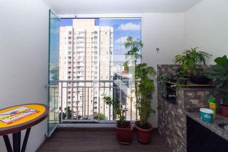 Varanda gourmet de apartamento para alugar com 3 quartos, 75m² em Vila Paulo Silas, São Paulo