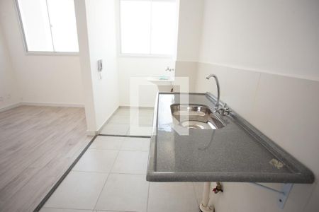 Cozinha de apartamento para alugar com 2 quartos, 42m² em Barra Funda, São Paulo