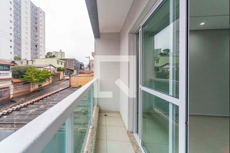 Varanda da Sala de apartamento para alugar com 3 quartos, 112m² em Vila Príncipe de Gales, Santo André