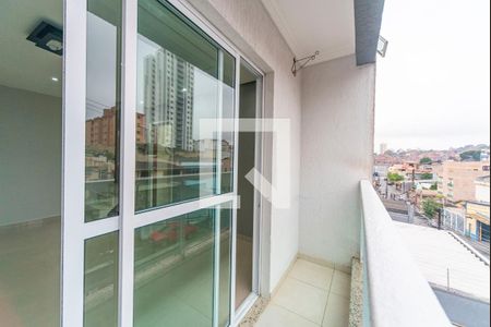 Varanda da Sala de apartamento para alugar com 3 quartos, 112m² em Vila Príncipe de Gales, Santo André