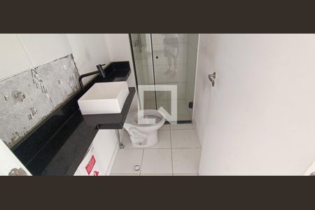 Banheiro Social de apartamento à venda com 1 quarto, 31m² em Jardim Monte Kemel, São Paulo