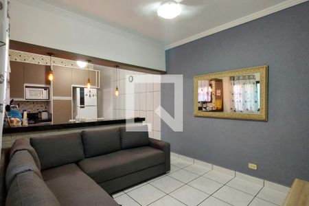 Sala de casa para alugar com 2 quartos, 88m² em Nova Mirim, Praia Grande