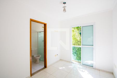 Quarto 1 - Suíte de apartamento para alugar com 2 quartos, 47m² em Jardim Teles de Menezes, Santo André