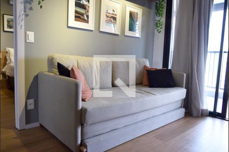 Sala de apartamento para alugar com 1 quarto, 50m² em Pinheiros, São Paulo