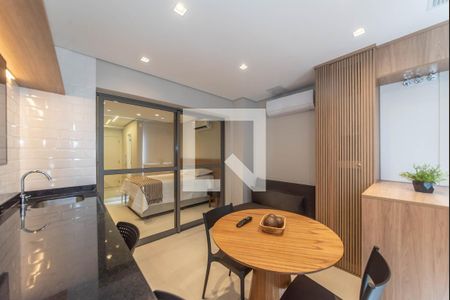 Sala  de apartamento para alugar com 1 quarto, 32m² em Jardim das Acacias, São Paulo