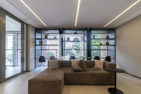 Área comum de kitnet/studio para alugar com 1 quarto, 25m² em Vila Nova Conceição, São Paulo