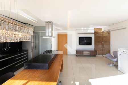 Sala de apartamento para alugar com 2 quartos, 69m² em Vila da Serra, Nova Lima