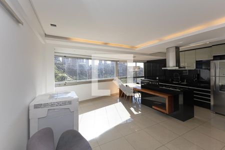 Sala de apartamento para alugar com 2 quartos, 69m² em Vila da Serra, Nova Lima