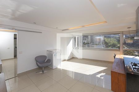 Sala de apartamento para alugar com 2 quartos, 69m² em Vila da Serra, Nova Lima