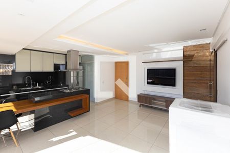 Sala de apartamento para alugar com 2 quartos, 69m² em Vila da Serra, Nova Lima