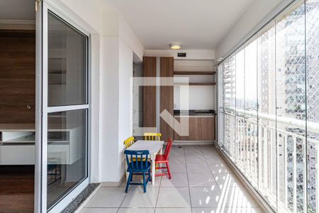 Varanda da Sala de apartamento à venda com 3 quartos, 78m² em Jardim Esmeralda, São Paulo