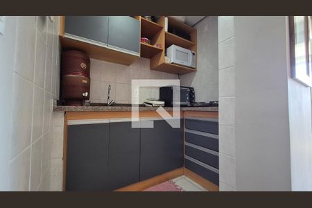 Cozinha de apartamento à venda com 1 quarto, 44m² em Centro, Santo André