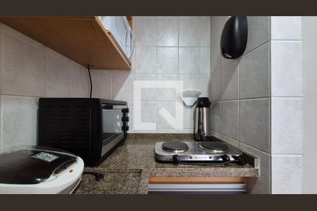 Cozinha de apartamento à venda com 1 quarto, 44m² em Centro, Santo André