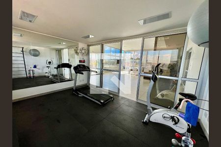 Área comum - Academia de kitnet/studio à venda com 1 quarto, 33m² em Santa Rosa, Belo Horizonte