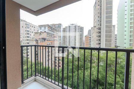 Sacada de apartamento para alugar com 2 quartos, 39m² em Consolação, São Paulo
