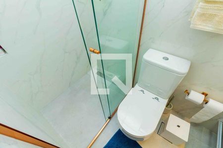 Banheiro da Suíte de apartamento à venda com 2 quartos, 63m² em Vila Matilde, São Paulo