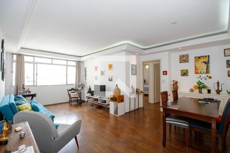 Sala de Estar e Jantar de apartamento para alugar com 2 quartos, 117m² em Cerqueira César, São Paulo