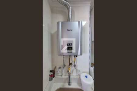 Área de Serviço de apartamento à venda com 2 quartos, 85m² em Vila Curuçá, Santo André