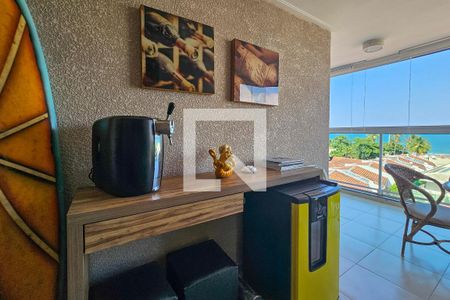 Varanda de apartamento para alugar com 3 quartos, 100m² em Loteamento Joao Batista Juliao, Guarujá