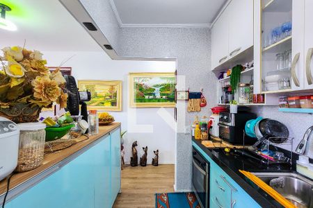 Cozinha de apartamento à venda com 2 quartos, 58m² em Vila Goncalves, São Bernardo do Campo