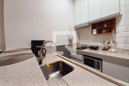 Cozinha de apartamento para alugar com 1 quarto, 47m² em Centro, Campinas